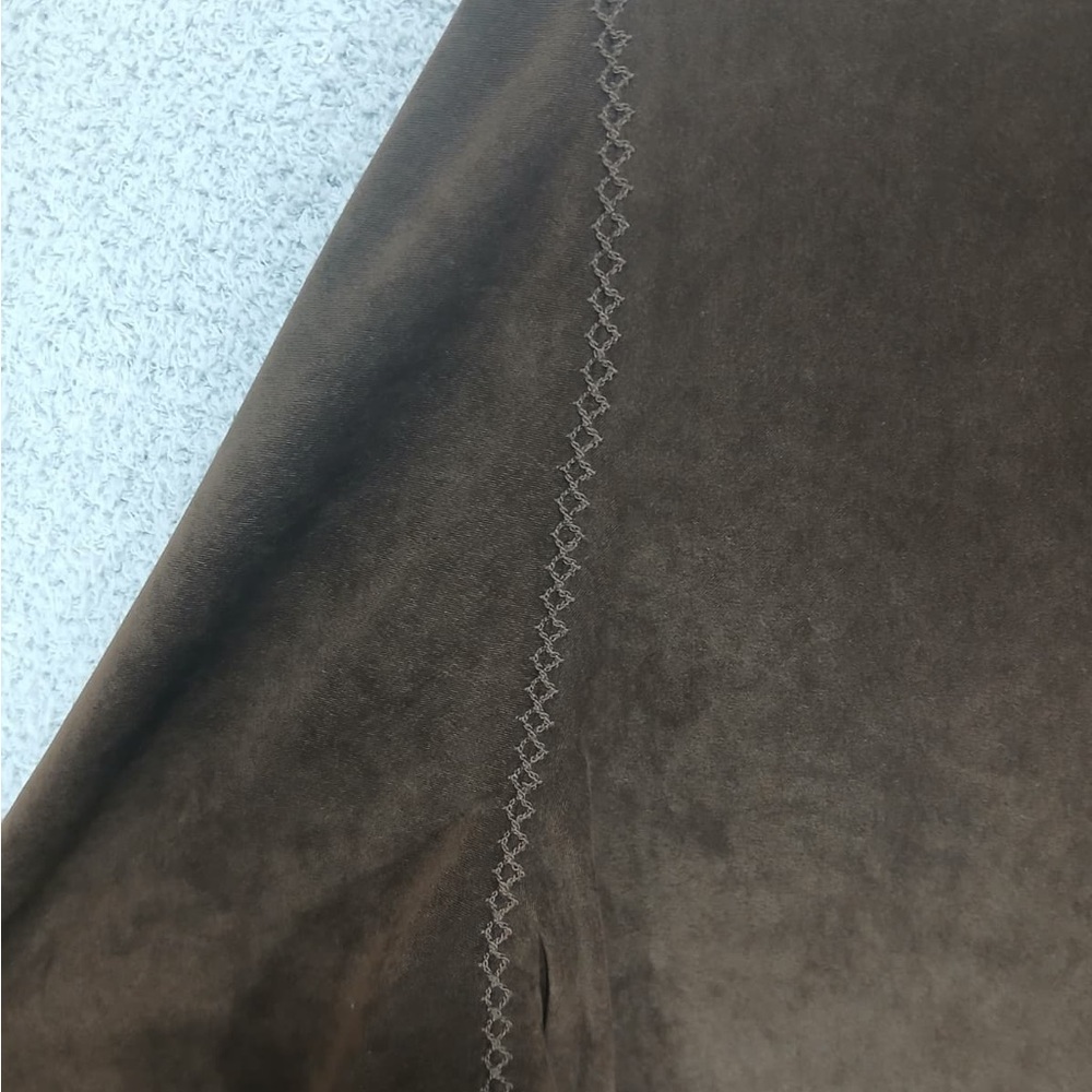 Westbound Brown Faux Suede Feel Longline Shirt Jacket Size XL - Picture 10 of 14